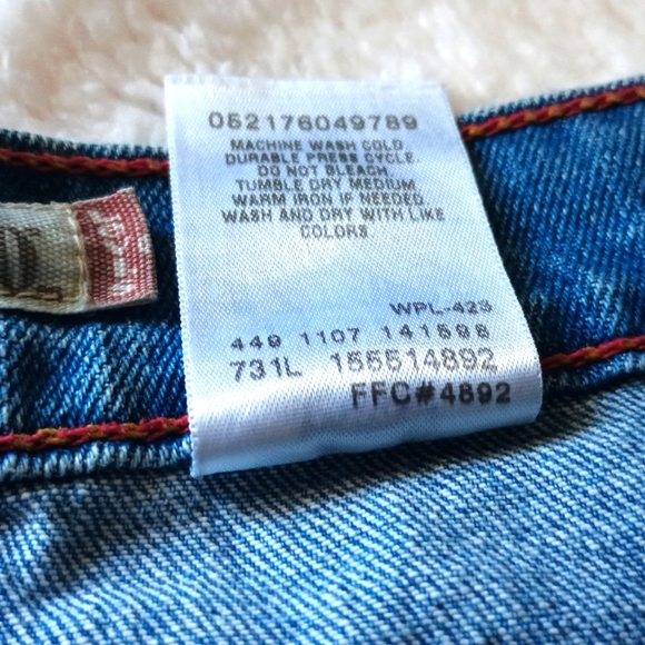Vintage Levi's 550 Relaxed Tapered Jeans Women's Size 14 - Picture 6 of 9